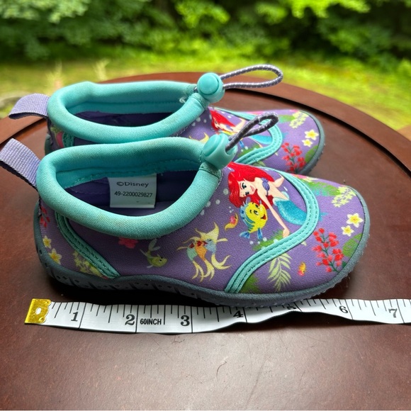 Disney Ariel Water Shoes | Size 7/8 Toddler Girl | Little Mermaid  | Adjustable - Picture 10 of 11